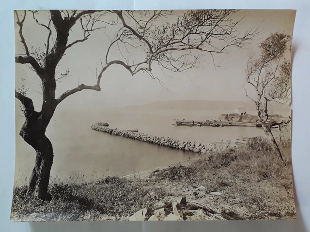 Antique Photo of Antibes (A.M.) Le Port du Crûton. N.D. Phot.