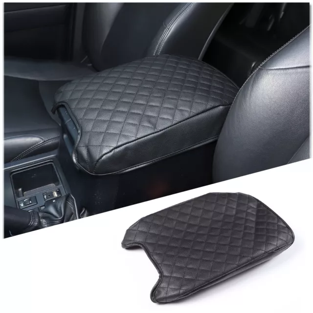 ARMREST CUSHION COVER Center Console Box Pad Black For Toyot@ Land