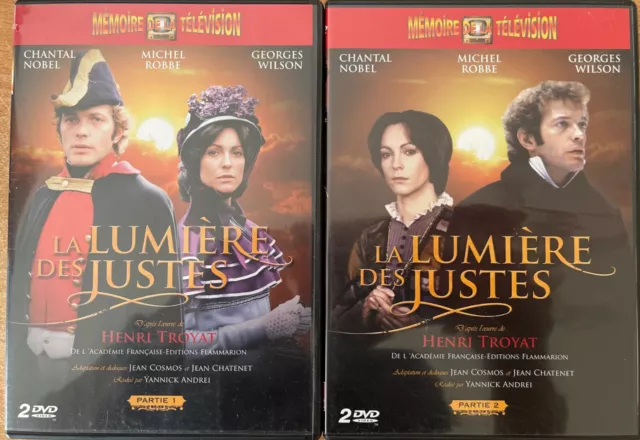 La Lumiere Des Justes  Par Yannick Andrei  Integrale En 4  Dvds Tres Bon Etat