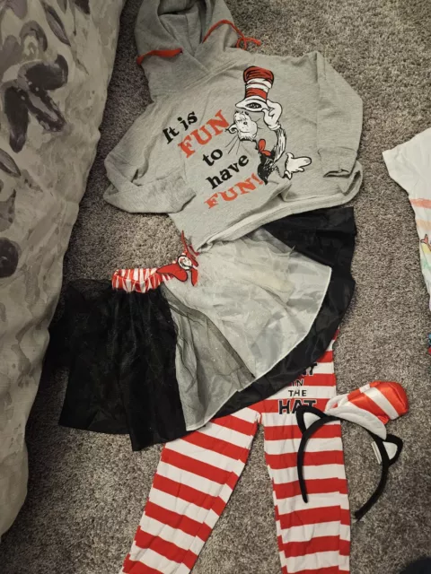 Girls Soze 4/6 Cat In The Hat Outfit