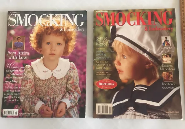 Australian Smocking Embroidery Country Bumpkin 2 Issue 33/45 Pattern Magazine