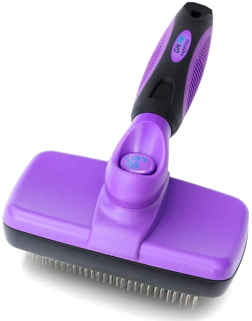 GM Pets? Self Cleaning Slicker Brush | This is The Best Dog and Cat Brush for...