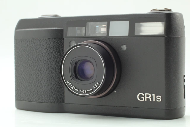[Near MINT] Ricoh GR1s Black Point & Shoot 35mm Film Camera From JAPAN