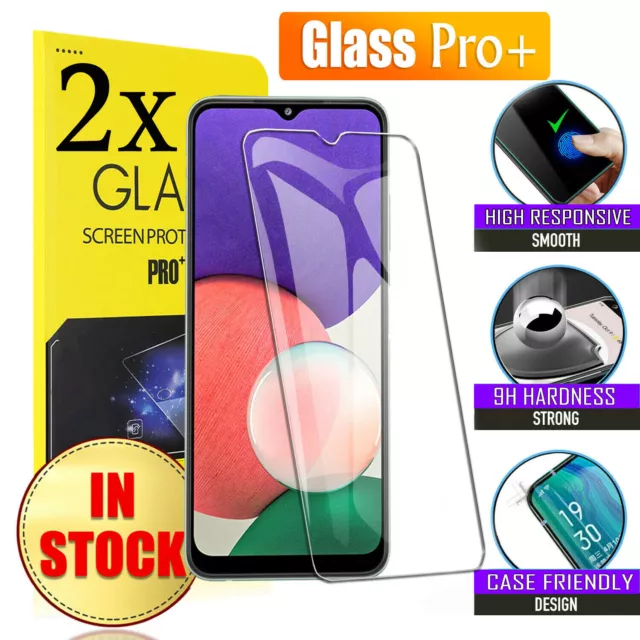 2X For Samsung Galaxy A12 A22 A32 A42 A52S A72 Tempered Glass Screen Protector