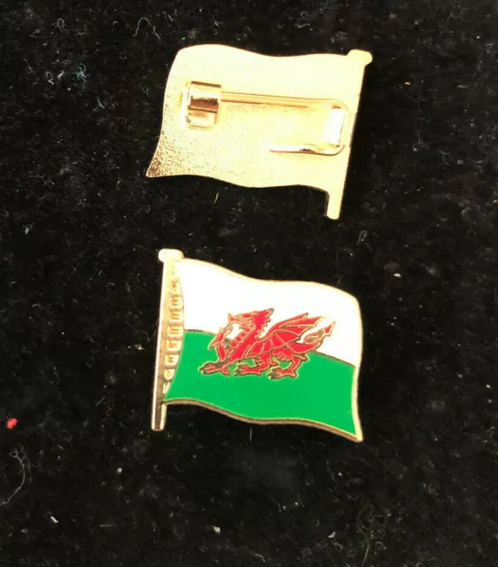 Wales National Welsh Flag Enamel Pin Badge