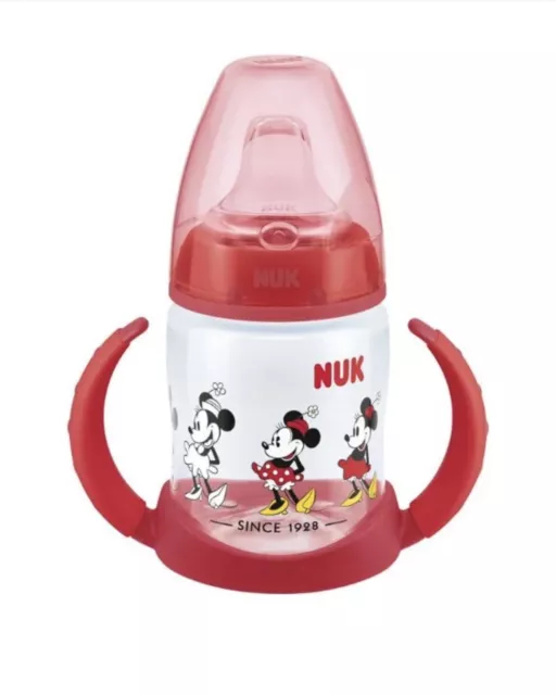 Disney Minnie Mouse Bebé Bebé Bebé Taza Primera Elección Botella de Alumno 6-18 mth