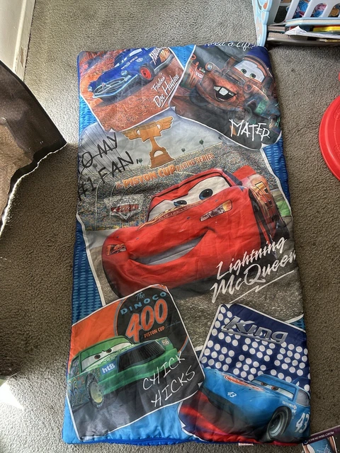 Saco de dormir Disney Pixar Cars con estuche - niños con cremallera relámpago McQueen - 30x54