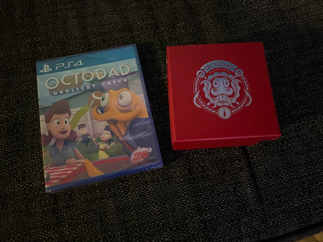 Octodad Dadliest Catch Sealed Limited Run Games #10 PS4 With Fan gamer Tie