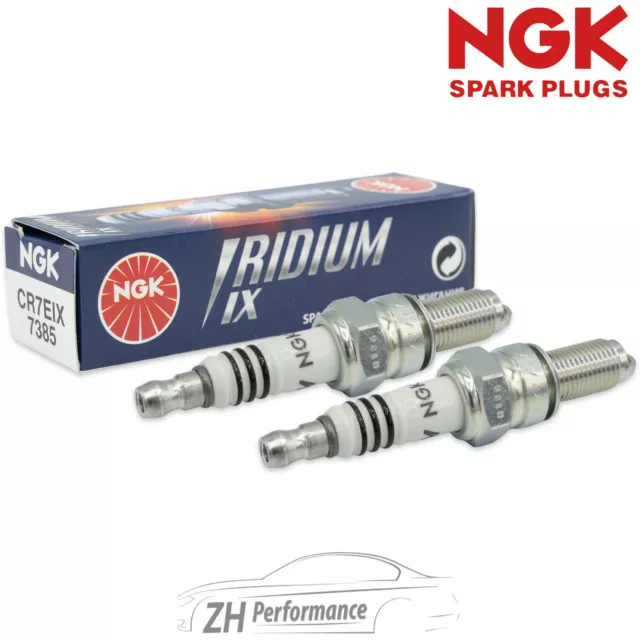 2x NGK 7385 CR7EIX Iridium IX Zündkerze Motorrad Kawasaki Peugeot Suzuki Yamaha