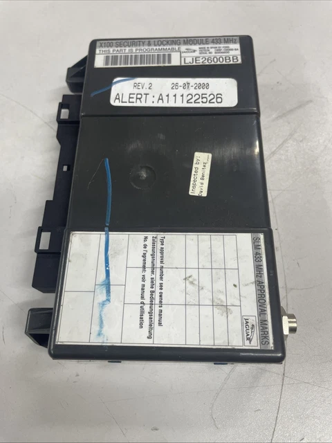 SECURITY MODULE / REMOTE CENTRAL LOCKING Jaguar XK8 XKR 2000-2003 ...