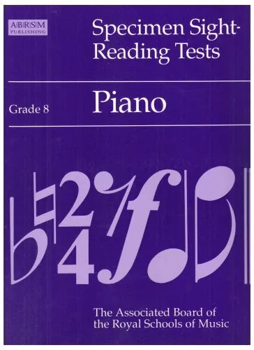 Prueba de lectura visual de muestras para piano - Alan Ridout - partitura - muy buena...