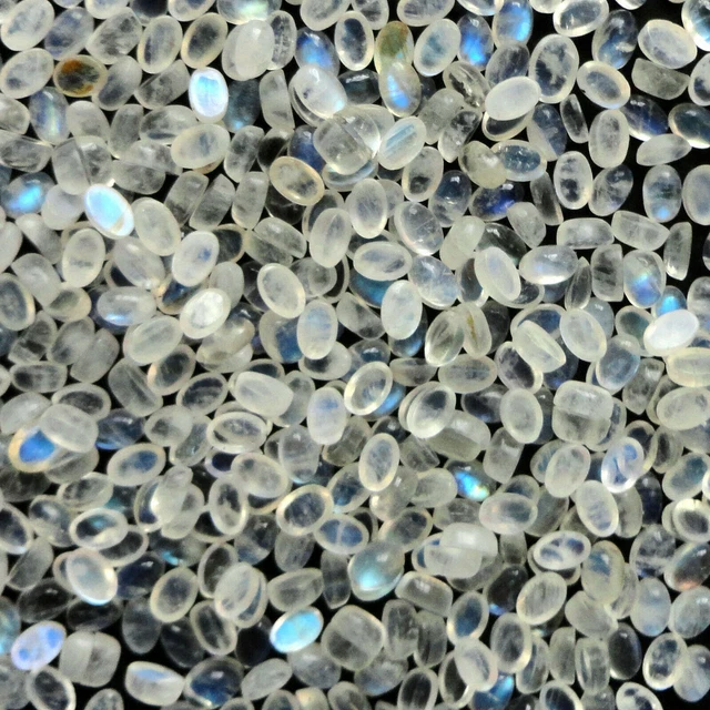 Rainbow Moonstone Gemstone Ovale 6x4mm 5x7mm 6x8mm 9x7mm Vente en gros Lot...