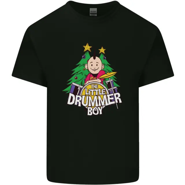 T-shirt top da uomo in cotone Christmas the Little Drummer Boy divertente
