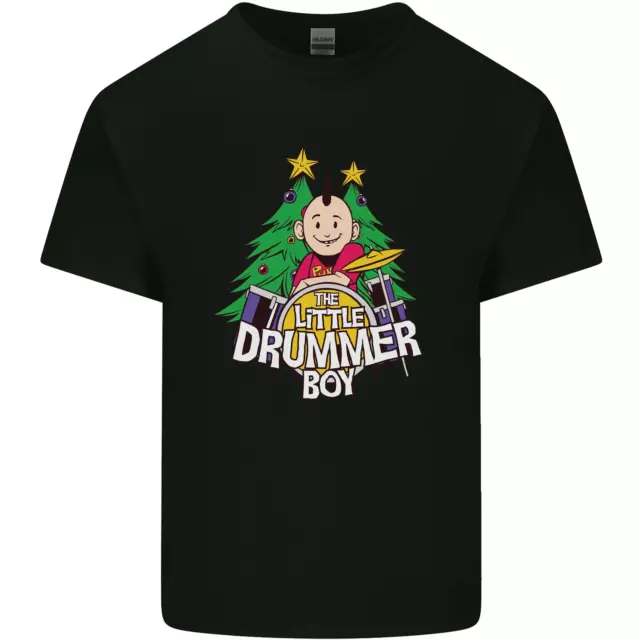 T-shirt top da uomo in cotone Christmas the Little Drummer Boy divertente
