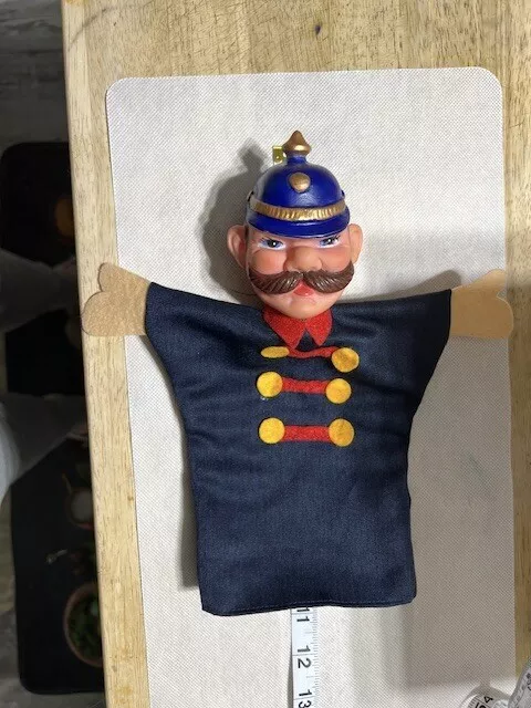 Vintage Mr Rogers Neighborhood Policeman Bobby Rubber Head Hand Puppet