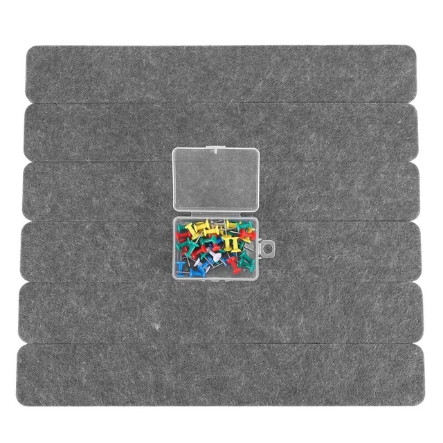 6 ud. fieltro anuncio Board Bar rayas fieltro autoadhesivo Board S X6S1