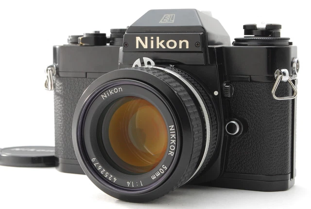 Near MINT/ NIKON EL2 Black + Ai NIKKOR 50mm F1.4 Film Camera from Japan #4469