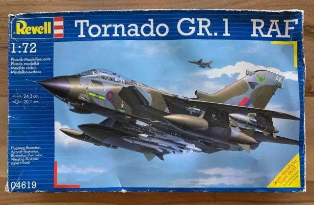 Revell Tornado GR.1 RAF 1/72 Scale Plastic Model Kit, 2000, Complete