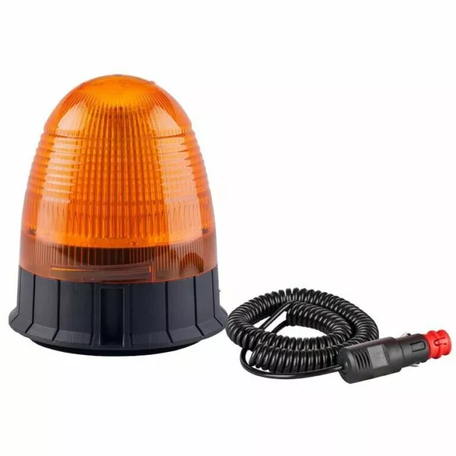 2 x GELBE LED BEACON MAGNETISCH Blinkende Warnung Strobe Lichtleiste Warnung 3