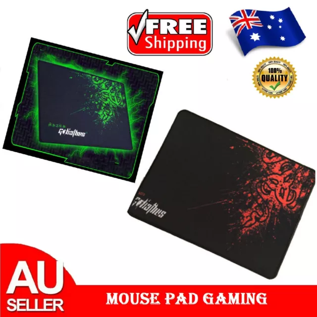 Razer Goliathus Desktop Mouse Pad Gaming| Computer PC Laptop Mat Red Green AUS