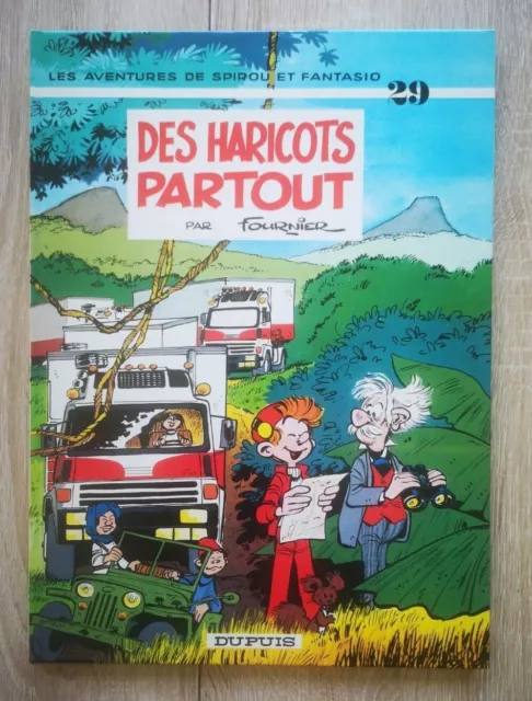 Spirou Et Fantasio ** Tome 29 Des Haricots Partout  ** 1983 Tbe  Fournier