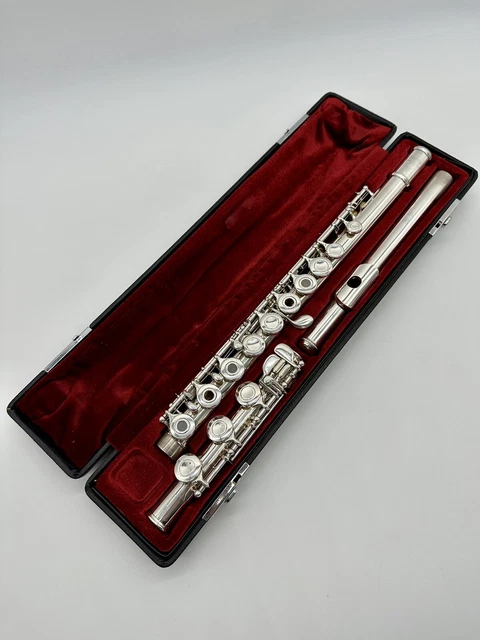 Yamaha 481 II Sterling Silver 925 Flute With Case Made In Japan *Mint Condition*