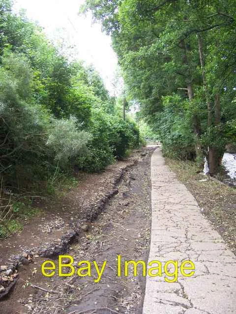 Photo 6x4 Flood damaged path leading to Oughtibridge Cricket Ground This  c2007