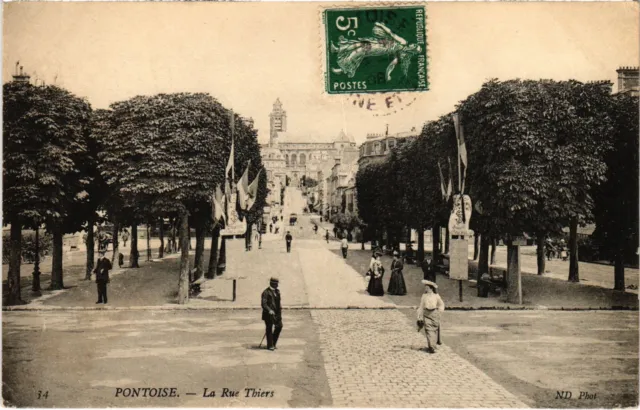 CPA Pontoise Rue Thiers (1319714)