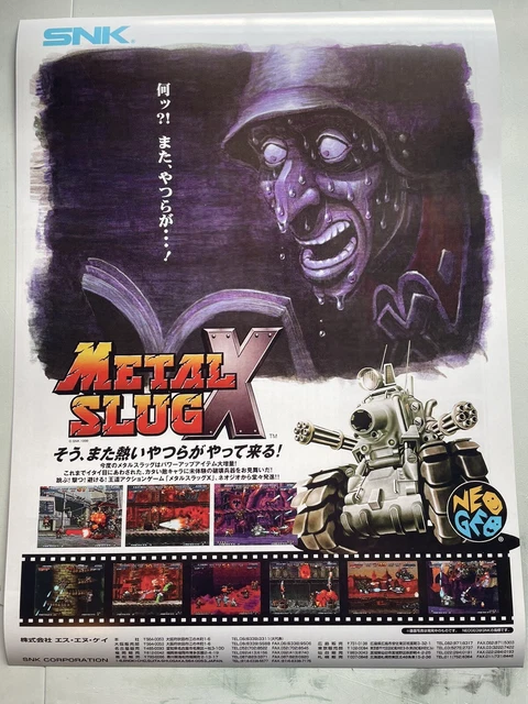 Metal Slug NEOGEO MVS | Shooter arcade clásico japonés