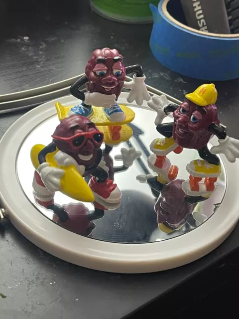 Vintage The California Raisins Figures 4pc 1988 Applause