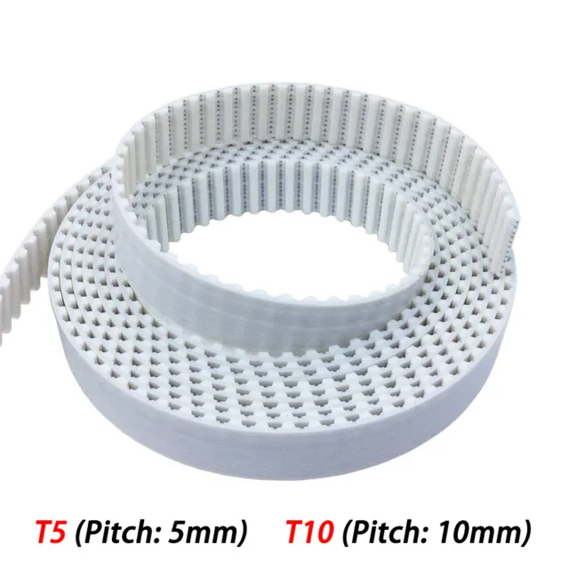 T5 / T10 Open Timing Belt Width 15/20/25/30mm Pitch 5/10mm, For Pulley, CNC 3D 2