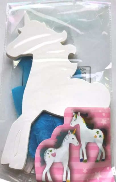 Bastelset für jeweils 8 Figuren, Einhorn Basteln Komplettes Set DIY für Kinder