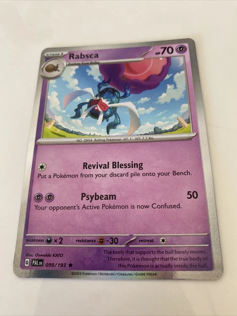RABSCA - 099/193 - Reverse Holo - Paldea Evolved PAL - Mint