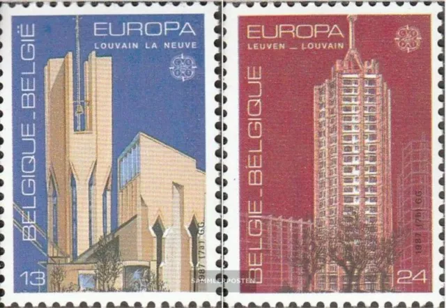 Belgien 2303-2304 (kompl.Ausg.) postfrisch 1987 Moderne Architektur