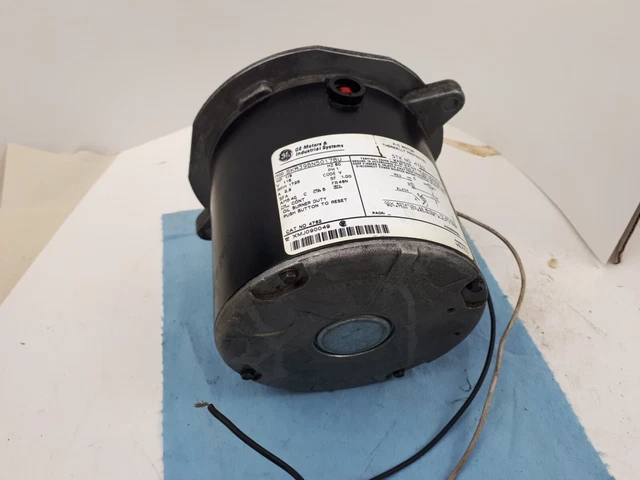 GE Oil Furnace Burner Motor 1/8 HP 1725 RPM  REVERSIBLE