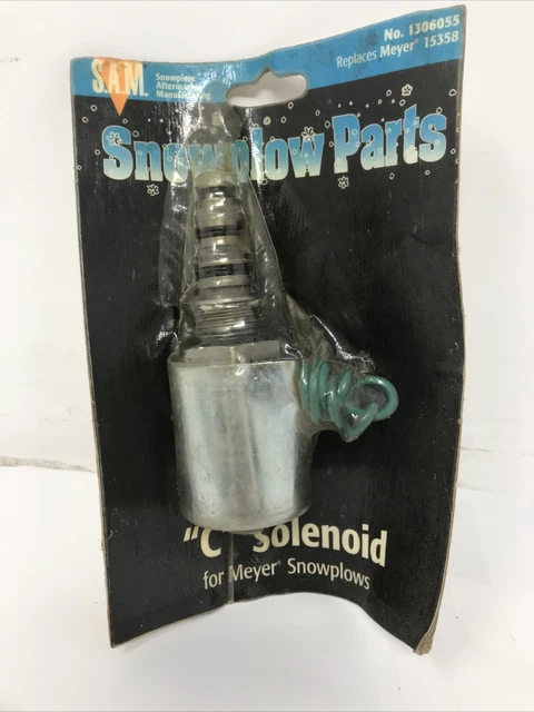 "C" Solenoid coil and valve, Snow Plow, Meyer 15358, part #1306055