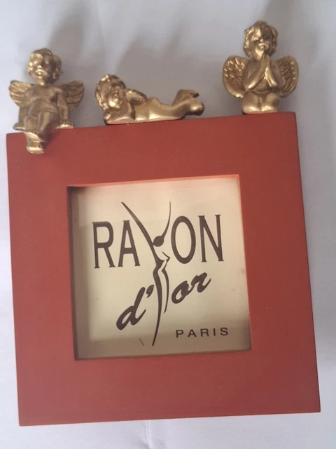 Mini Cadre En Plâtre Rectangle Avec Anges - Neuf, Marque Graine Créative, Blanc