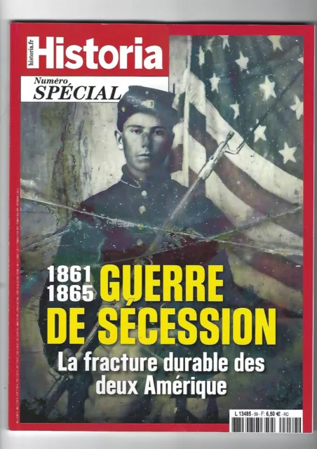 Historia-Numero Special-La Guerre De Secession-1861-1865-Mai-Juin 2021-Neuf