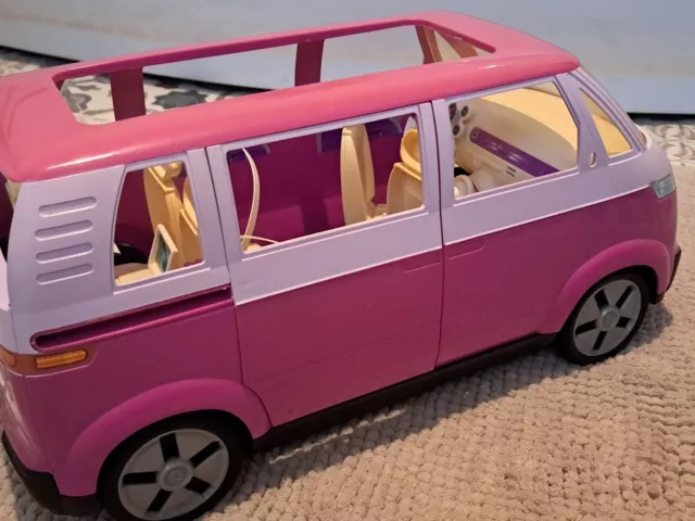 Orig. Barbie VW Bus, Mattel 2002, gebr., guter Zustand, voll funktionstüchtig 2