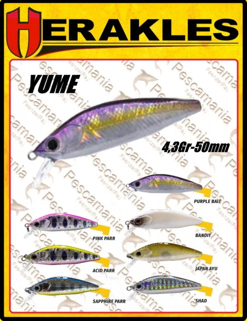 Jerkbait Suspending Herakles FURY 68SP - 68mm 4,6gr Per Spinning E Pesca A Canna