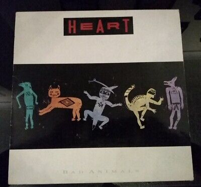 Heart Bad Animals 1987 Vinyl Album Record Soft Rock Alone Who Will You Run To