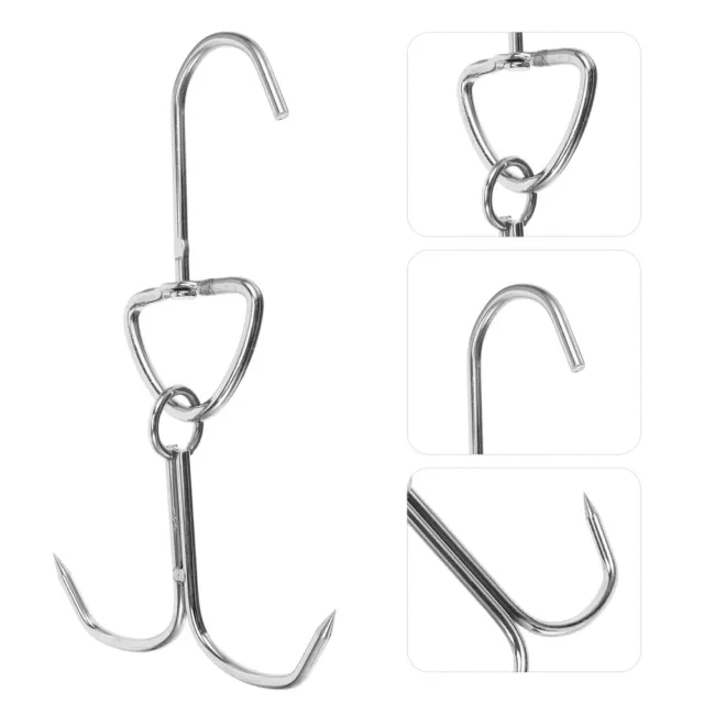 STAINLESS STEEL MEAT Hooks for Roasting and Smoking £12.35