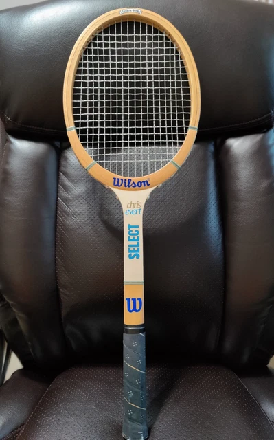 VINTAGE Wilson Chris Evert Select Raquette de Tennis Bois