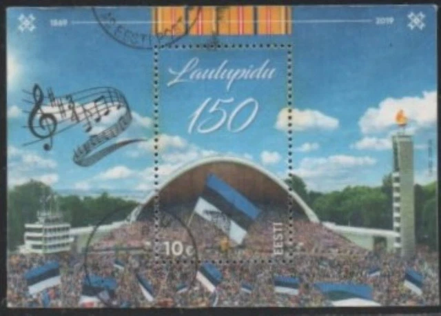 Estland 2019, Block Laulupidu, gestempelt       (A 252)