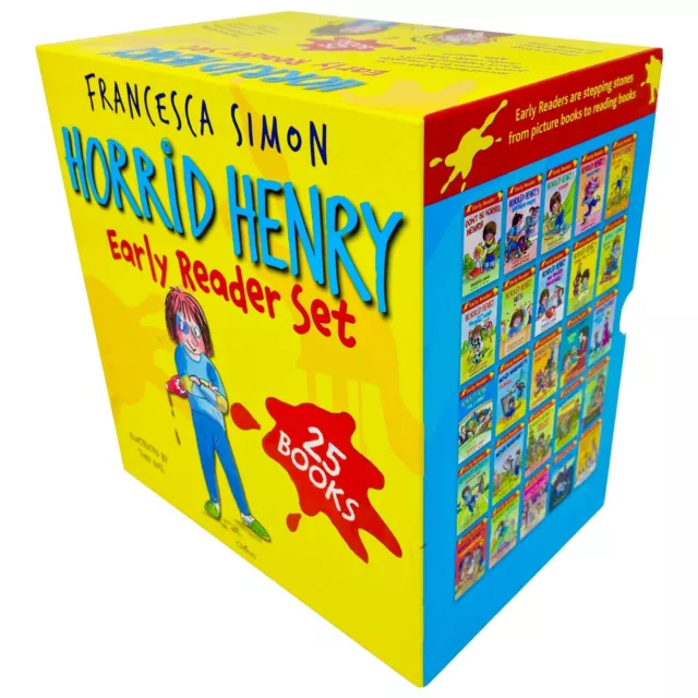 Horrid Henry Early Reader Set 25 Books Collection Box Set by Francesca Simon