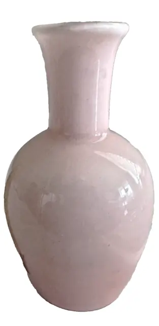 Vintage Mikasa Pink Glass Vase
