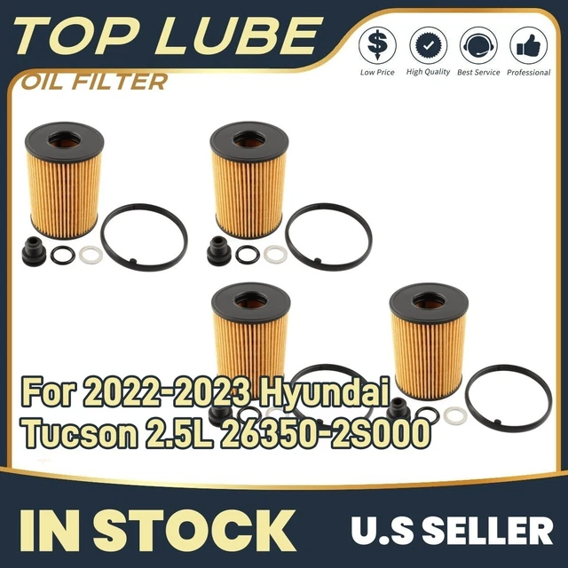 ENGINE OIL FILTER 4PK For 2022-2023 Hyundai Tucson 2.5L 26350-2S000 EUR ...