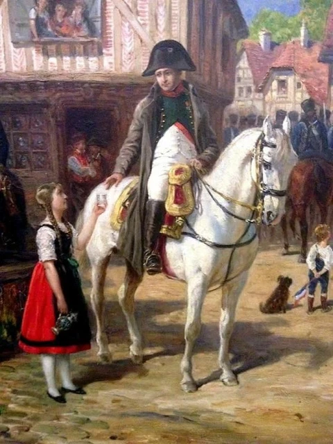 Tableau Sur Toile Napoléon Bonaparte Égypte Pyramides 50x70 Cm - Déco Historique