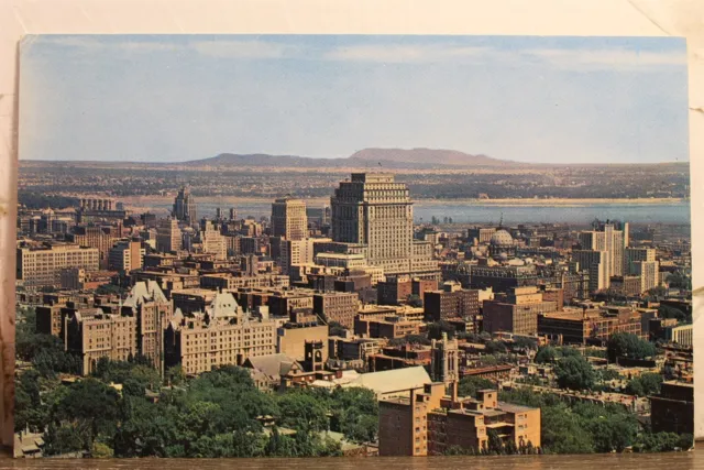 Canada Quebec Montreal Mount Royal Business District Postcard Old Vintage Card