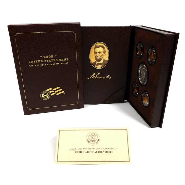 2009 Lincoln Bicentennial Coin & Chronicles Set OGP COA SKU:CPC3592
